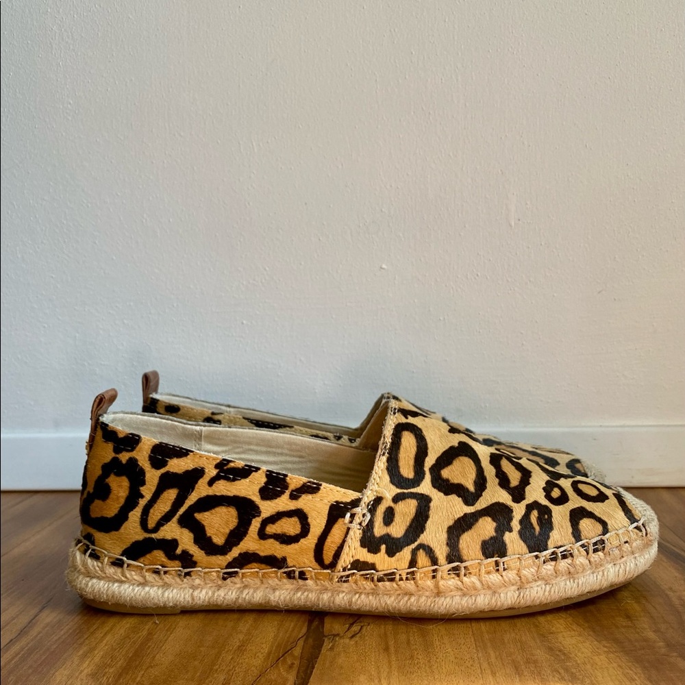 Sam Edelman Khloe Leopard Calf Hair Espadrilles - Picture 4 of 12